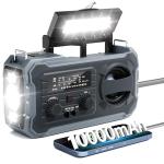 Hand Crank Emergency Radio with Solar Power