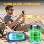 Hand Crank Emergency Radio with Solar Power