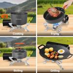 Odoland Portable 1400W Butane Camping Stove