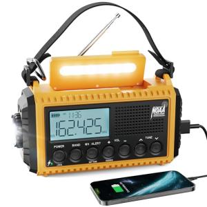 Raynic Solar Hand Crank Emergency Weather Radio