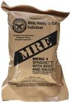 Military MRE Spaghetti with Meat Sauce Meal