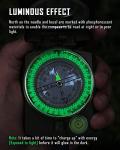 Eyeskey Waterproof Tactical Survival Compass with Lanyard
