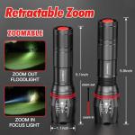 Hausbell A100 Waterproof LED Flashlights - 2 Pack