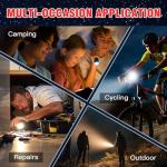 Hausbell A100 Waterproof LED Flashlights - 2 Pack