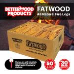 Fatwood Fire Starter Sticks for Camping & BBQ