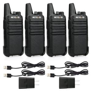 Retevis RT22 Long Range Rechargeable Walkie Talkies