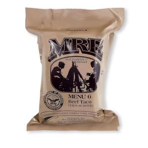 US Military MRE Beef Taco Meal Pack