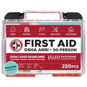 50-Person First Aid Kit for Home and Business
