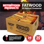 Fatwood Fire Starter Sticks for Campfires