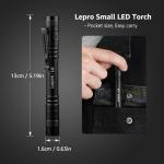 Mini Waterproof LED Pen Flashlights - 2 Pack