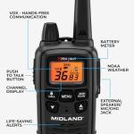 Midland LXT600VP3 Long Range Walkie Talkies (2-Pack)