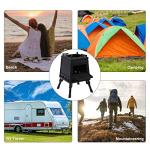 Portable Cast Iron Wood Burning Camp Stove