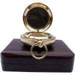 Personalized Brass Compass for Outdoor Adventures