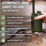 Portable Water Purifier Pump with Carbon Filter