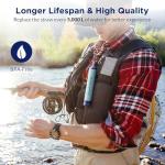 Membrane Solutions Water Filter Straw - 4 Pack