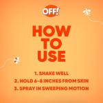 OFF! Family Care Mosquito Repellent Spray, 2 Pack