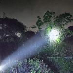 2-Pack Solar Rechargeable 1000 Lumens LED Flashlight