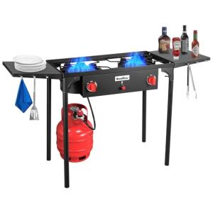 Bestfire 2-Burner Camping Stove with Auto Ignition