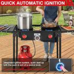 Bestfire 2-Burner Camping Stove with Auto Ignition