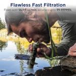 Membrane Solutions Personal Water Filter Straw - 4 Pack