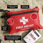 Compact 100-Piece First Aid Kit for Outdoor Adventures