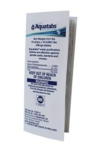 Aquatabs Water Purification Tablets - 100 Pack