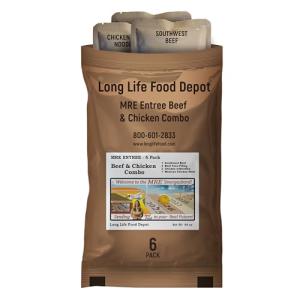 MRE Variety Pack: Beef & Chicken Combo
