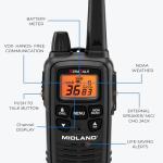 Midland LXT600BB Walkie Talkies with Headsets (2-Pack)
