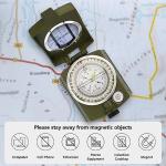 Inmaker Hiking Compass with Whistle for Survival