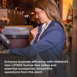 Midland LXT600BB Walkie Talkies with Headsets (2-Pack)