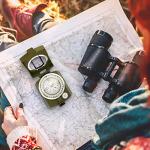 Inmaker Hiking Compass with Whistle for Survival