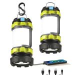 2 Pack Rechargeable LED Camping Lanterns