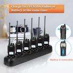 SAMCOM FPCN10A 2-Way Radios with Charging Station