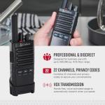 Cobra PX650 Walkie Talkies - Rechargeable Two-Way Set