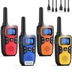 Kids Rechargeable Walkie Talkies for Camping Fun