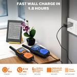 Kids Rechargeable Walkie Talkies for Camping Fun