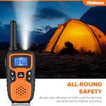 Kids Rechargeable Walkie Talkies for Camping Fun
