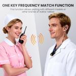 Compact Walkie Talkies - Water-Resistant, Long Battery - 3 Pack