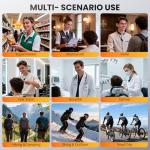 Compact Walkie Talkies - Water-Resistant, Long Battery - 3 Pack