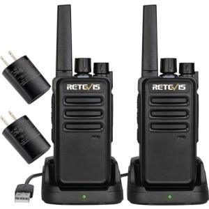 Retevis RT68 Rechargeable Two-Way Radios - 2 Pack