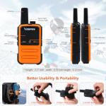 Voopon Mini Walkie Talkies - Long Range Communication