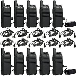 Retevis RT22 Long Range Walkie Talkies with Earpiece