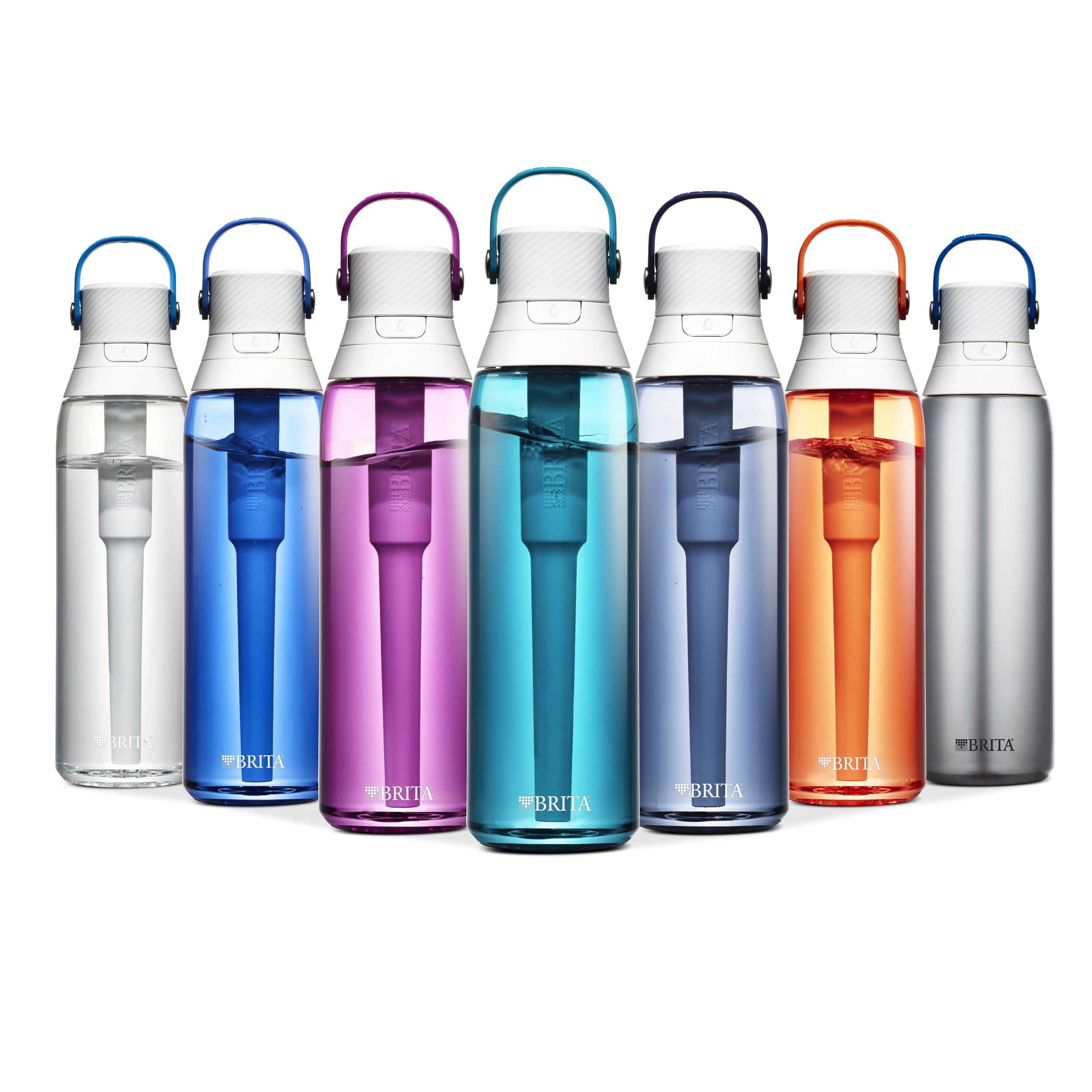 Brita Filtered Water Bottle, Sea Glass, 26 oz