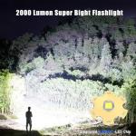 Goreit Rechargeable 20000 Lumen Flashlight