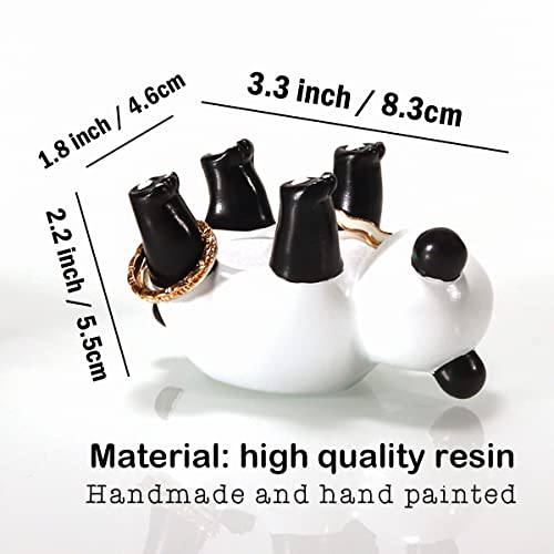 Panda Jewelry Organizers for Women, Animal Ring Holder