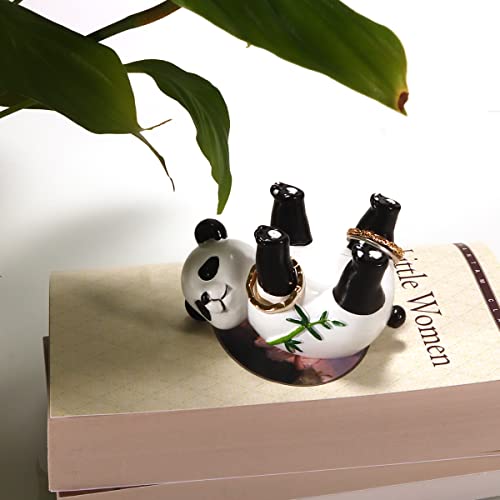 Panda Jewelry Organizers for Women, Animal Ring Holder
