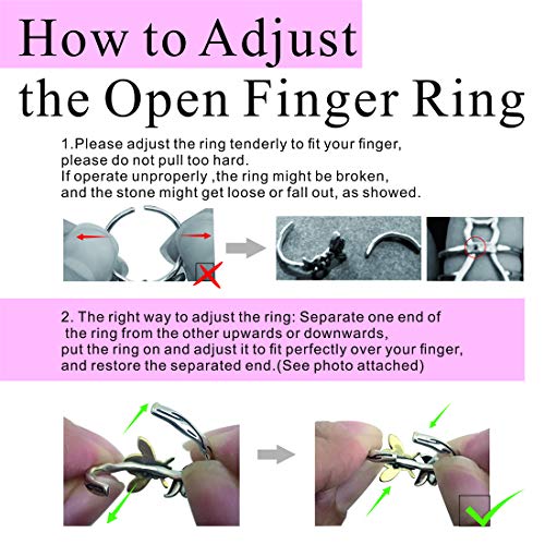 Pandas Wrap Open Ring: Sterling Silver, Cute & Novelty