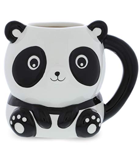 Cute Ceramic Panda Coffee Mug - 17 oz