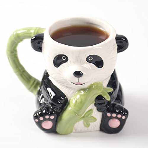 Hand Painted 17oz Ceramic Panda Coffee Tea Mug