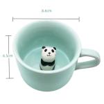 ZaH 3D Panda Mug - Cartoon Ceramics Teacup
